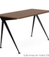 VITRA Compas Direction Table - Prouvé - Solid American Walnut 1