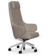 VITRA Grand Executive Highback Office Chair - Citterio - Front Sideview