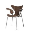 Fritz Hansen Lily - Chair (3208) - Jacobsen - Veneer/Walnut