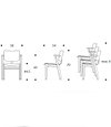 Artek Domus Chair - Tapiovaara - Dimensions