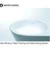 TOTO Wall Hung Toilet w/ Washlet - TCF34570GSG - Water Saving