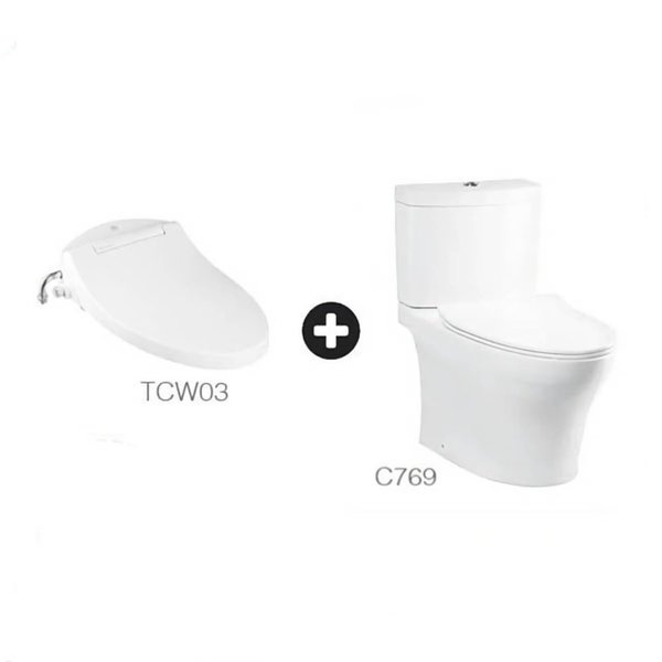 Close Coupled Toilet Bowl C769ESI with Eco-washer TCW03S