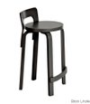 Artek High Chair K65 - Aalto - Black