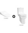 TOTO Close Coupled Toilet w/ Ecowasher - CW896PJ