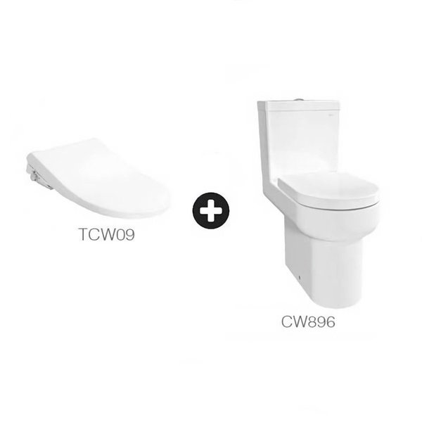 OMNI+ Close Coupled Toilet Bowl CW896PJ with Eco-washer TCW09S