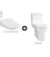 TOTO Close Coupled Toilet w/ Washlet - CW896PJ/TCF34320GSG