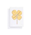 Vitra Greeting Cards - Various Designers - Four Leaf Clover, Gold
