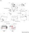TOTO Neorest NX Luxurious Integrated Toilet - CS900VY - Dimensions