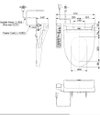 TOTO Washlet - TCF23410ASG - Dimensions