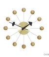 VITRA Ball Wall Clock - Nelson - Cherry
